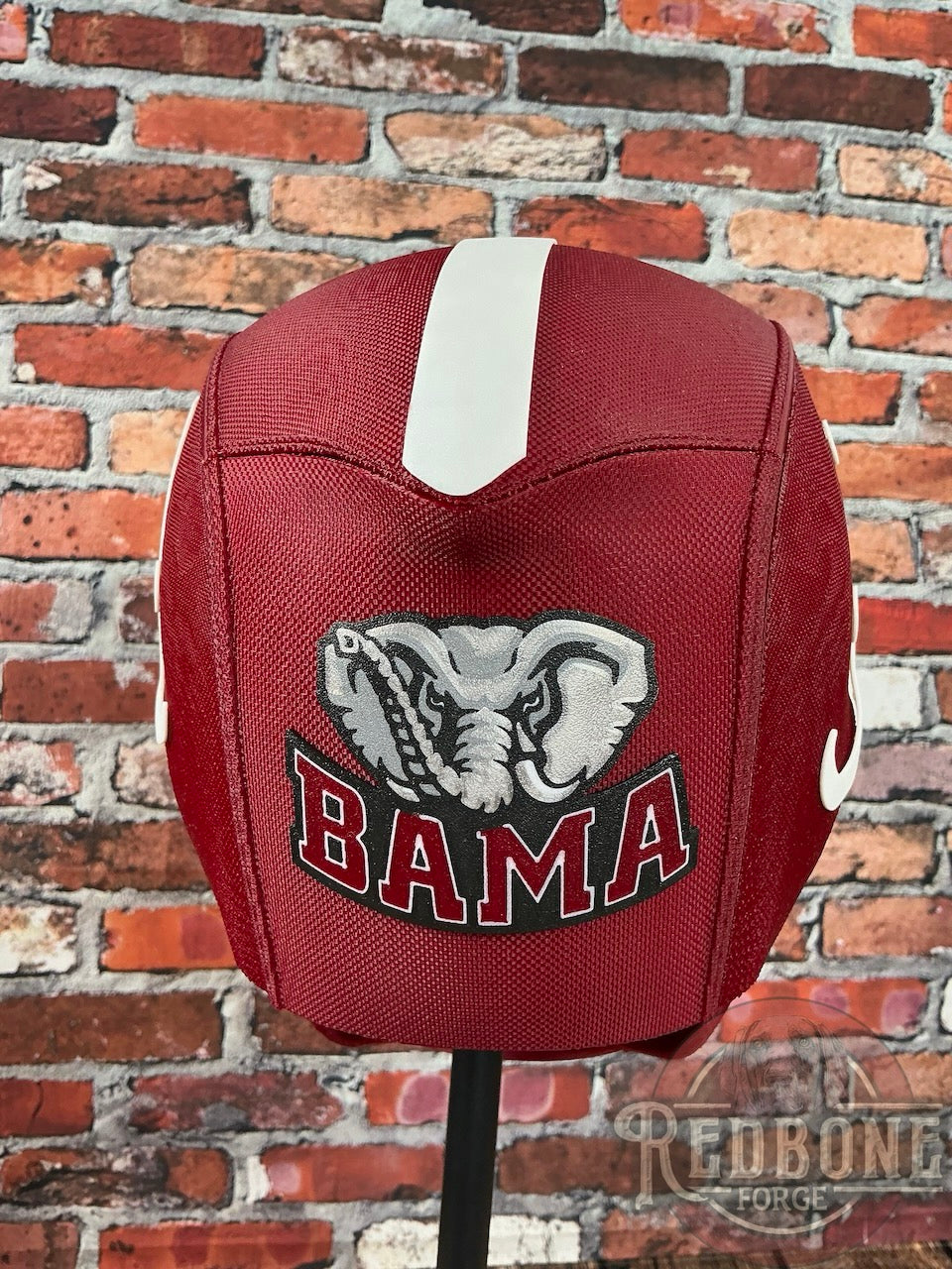 Alabama-Inspired Crimson & White Masked Mercenary Mask