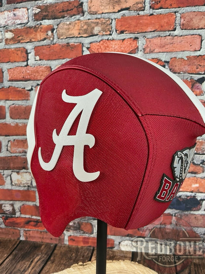 Alabama-Inspired Crimson & White Masked Mercenary Mask