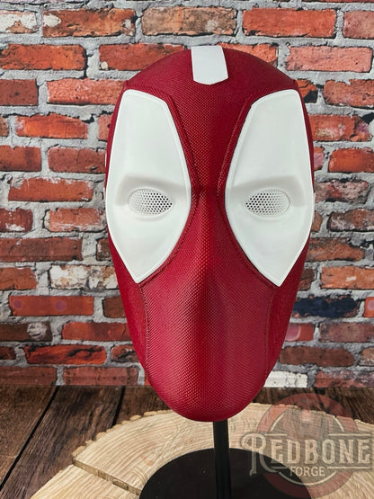 Alabama-Inspired Crimson & White Masked Mercenary Mask