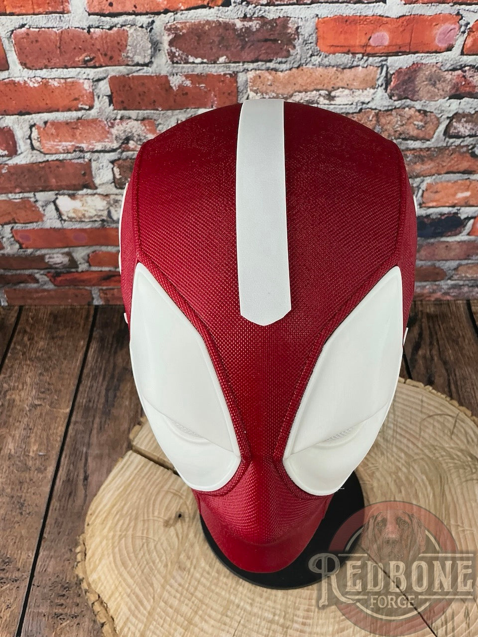 Alabama-Inspired Crimson & White Masked Mercenary Mask