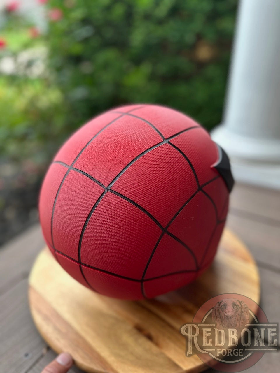 SCRATCH & DENT Red & Black Flat Webs Web Slinger Mask