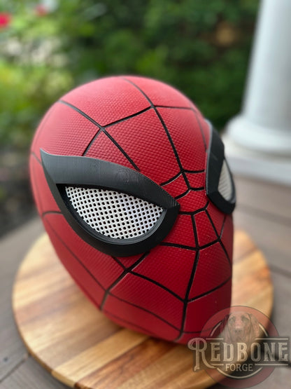 SCRATCH & DENT Red & Black Flat Webs Web Slinger Mask