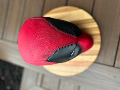 Red & Black Weathered Masked Mercenary Mask