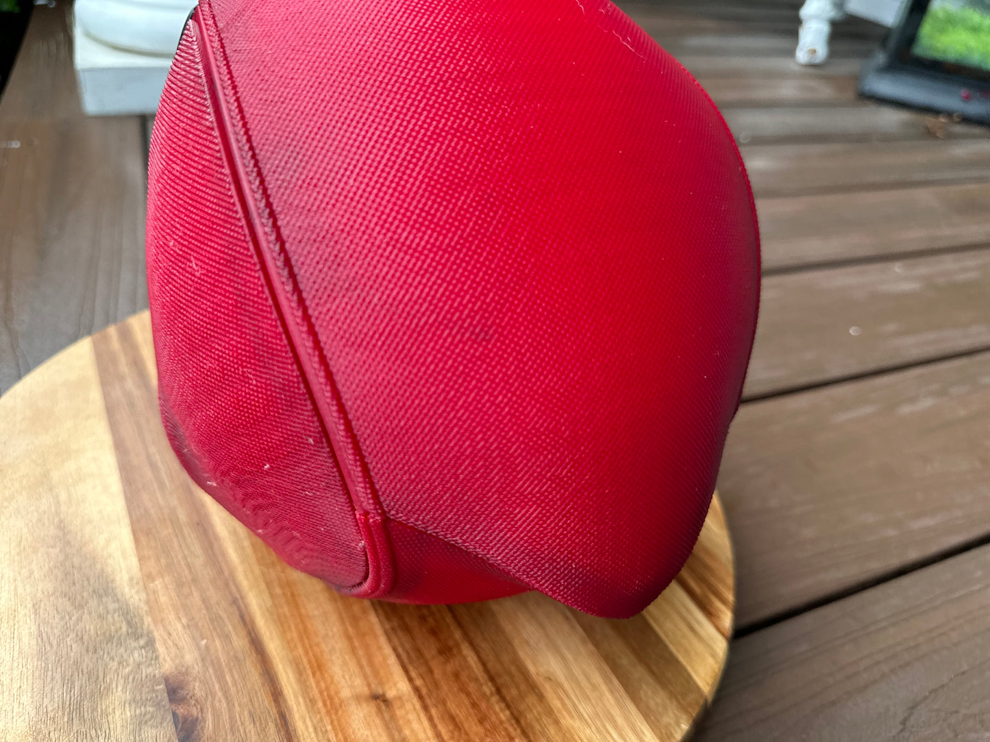 Red & Black Weathered Masked Mercenary Mask