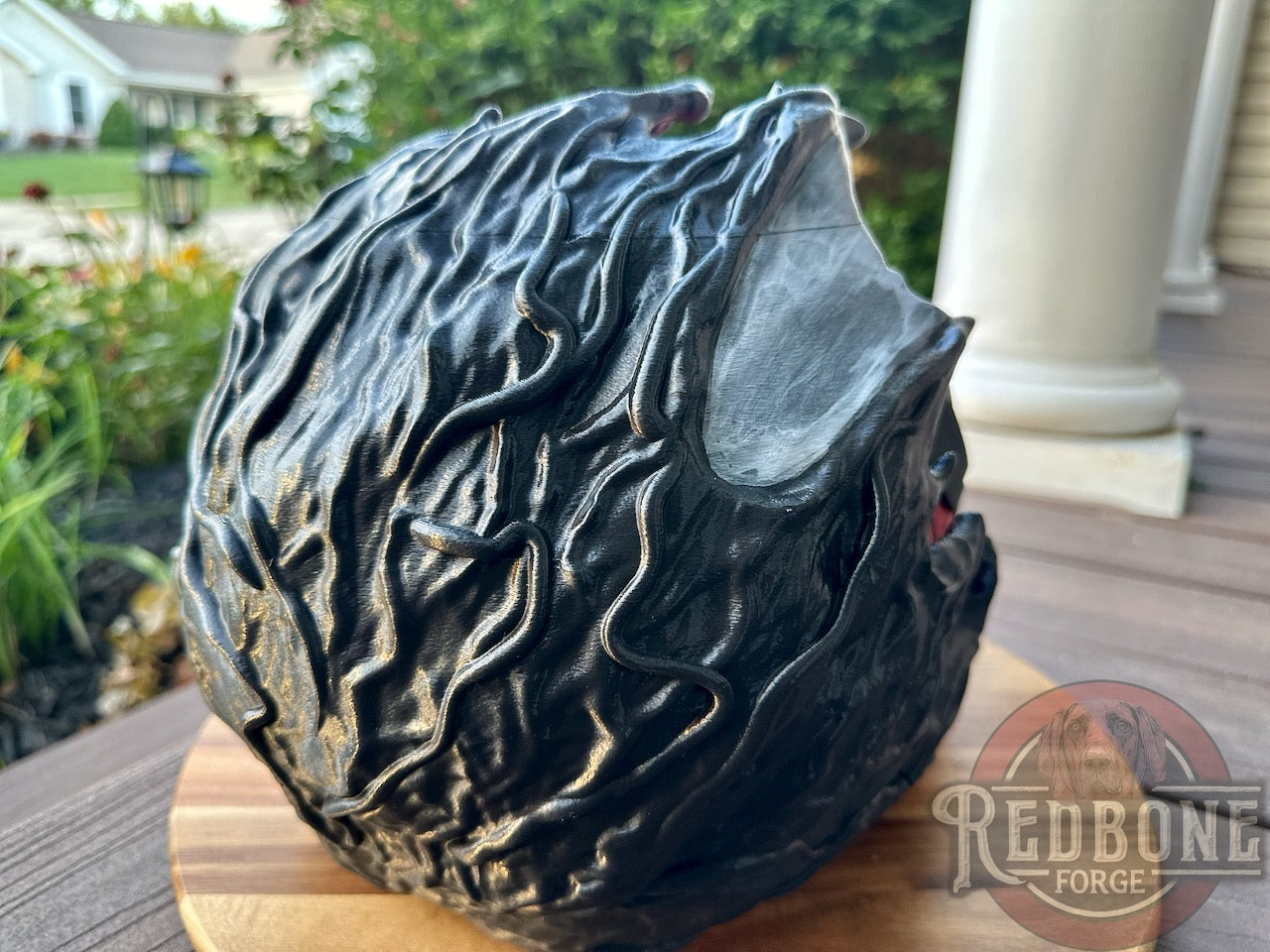 Red & Black Mutant Alien Web Slinger Mask