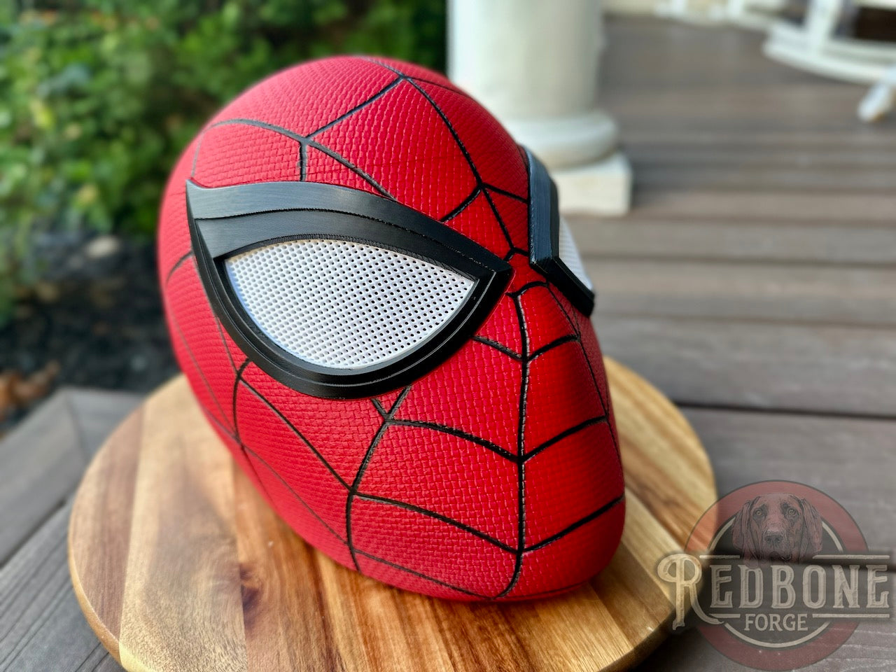 Red & Black Mutant Alien Web Slinger Mask