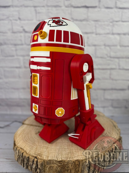 Kansas City -Inspired Red, White, & Yellow R2 Astromech Droid