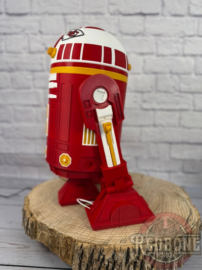 Kansas City -Inspired Red, White, & Yellow R2 Astromech Droid