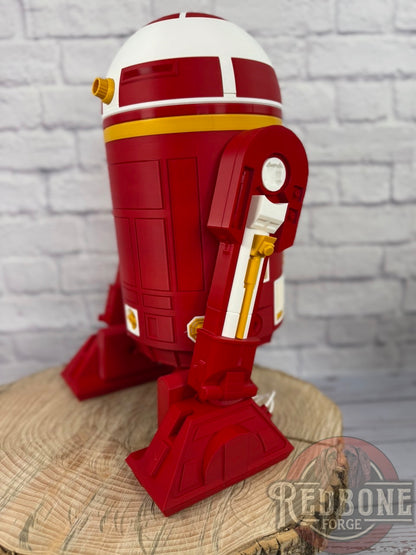 Kansas City -Inspired Red, White, & Yellow R2 Astromech Droid