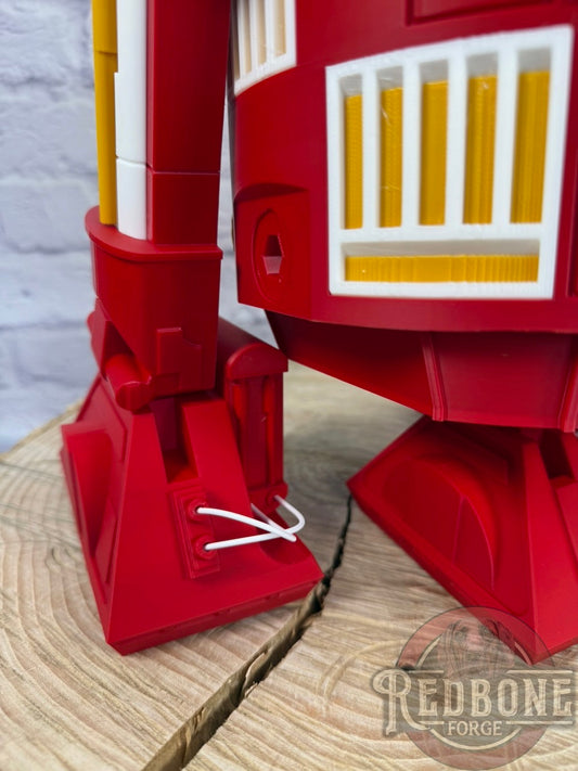 Kansas City -Inspired Red, White, & Yellow R2 Astromech Droid