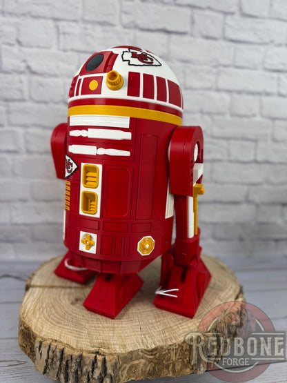 Kansas City -Inspired Red, White, & Yellow R2 Astromech Droid