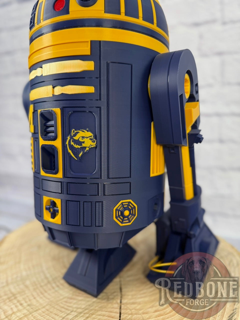 Michigan Wolverines R2 3D Printed Helmet
