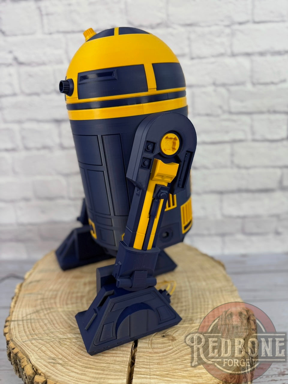 Michigan Wolverines R2 3D Printed Helmet