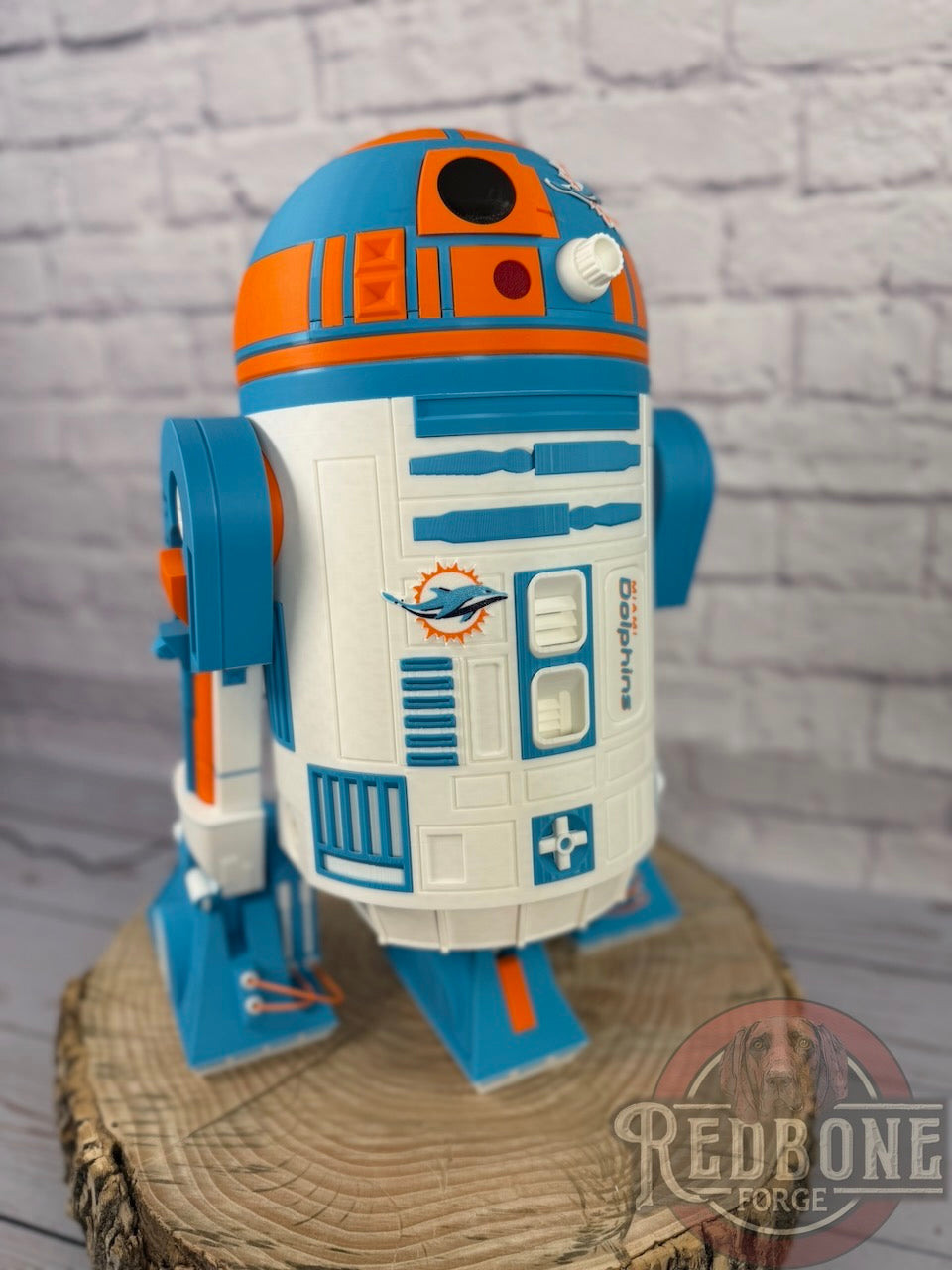 Miami Dolphin -Inspired R2 Astromech Droid