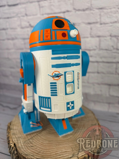 Miami Dolphin -Inspired R2 Astromech Droid