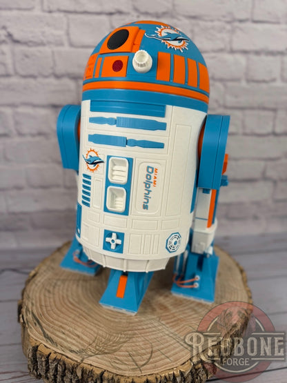 Miami Dolphin -Inspired R2 Astromech Droid