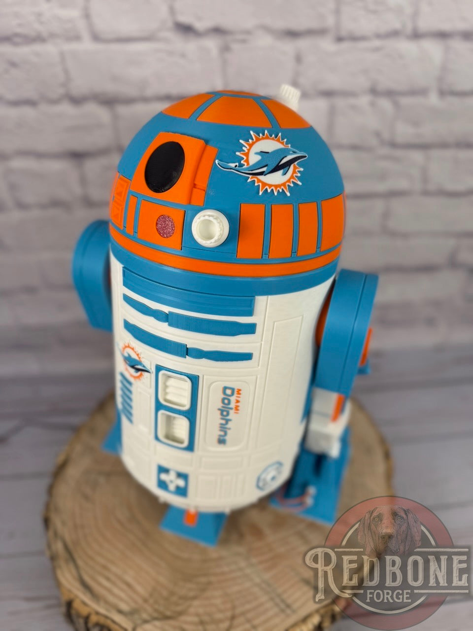 Miami Dolphin -Inspired R2 Astromech Droid