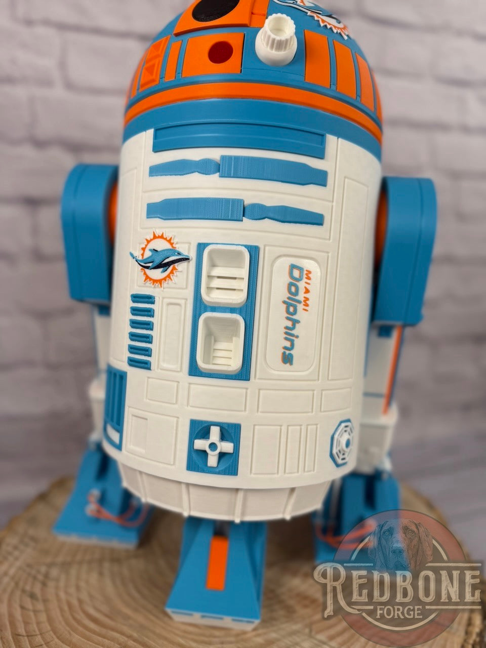 Miami Dolphin -Inspired R2 Astromech Droid