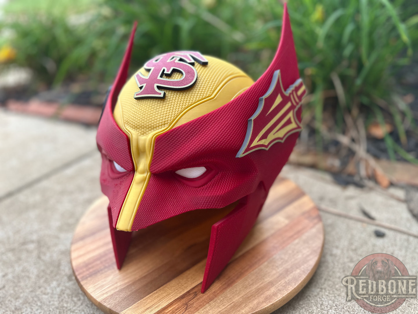 Florida-Inspired Gold & Garnet Mutant Cowl