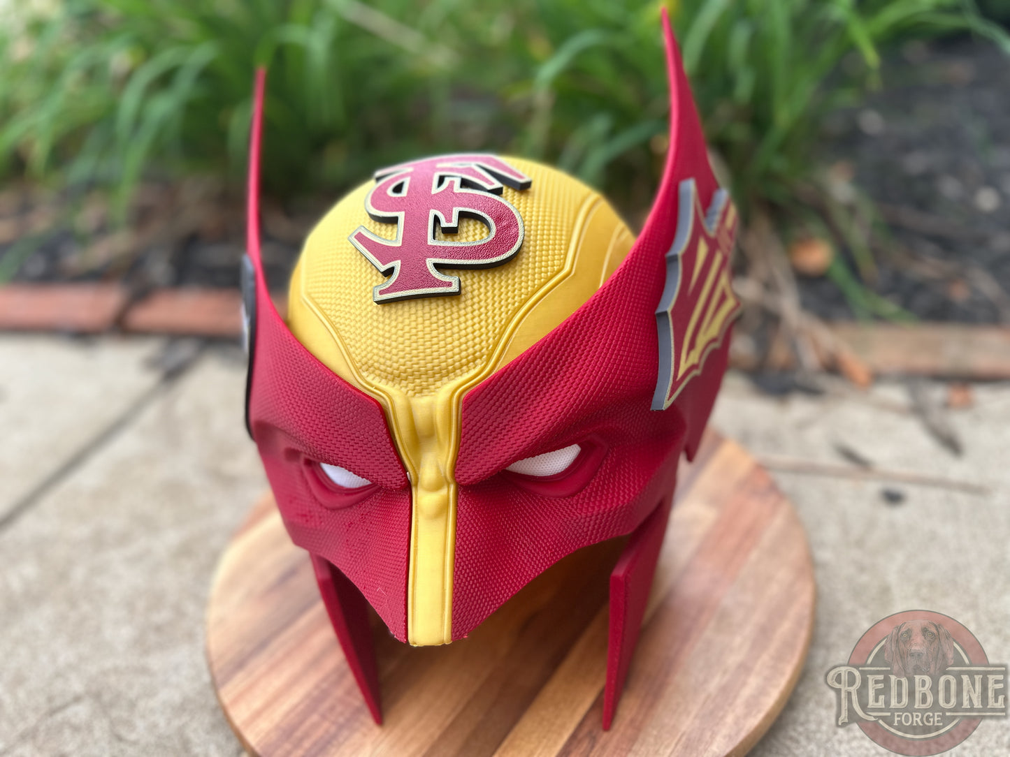 Florida-Inspired Gold & Garnet Mutant Cowl