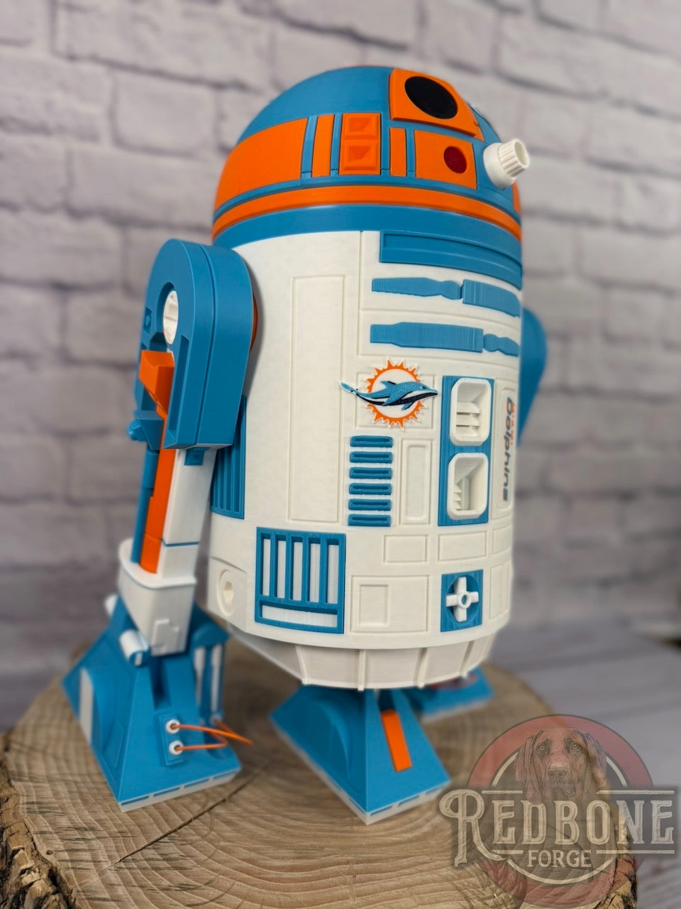 Miami Dolphin -Inspired R2 Astromech Droid