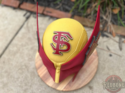 Florida-Inspired Gold & Garnet Mutant Cowl