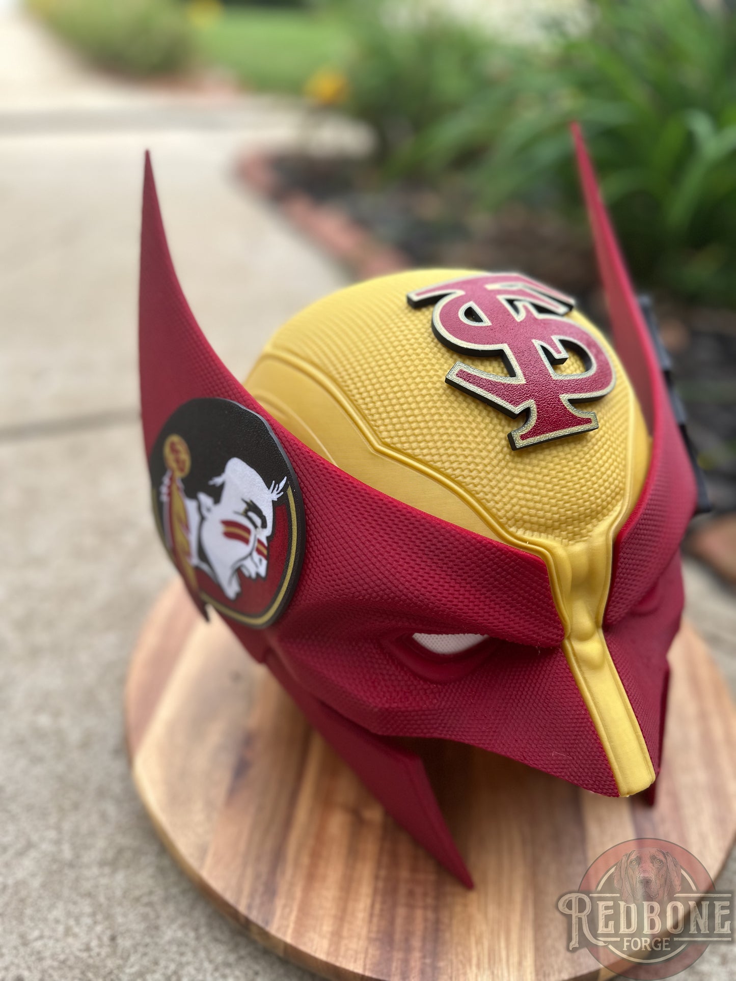 Florida-Inspired Gold & Garnet Mutant Cowl