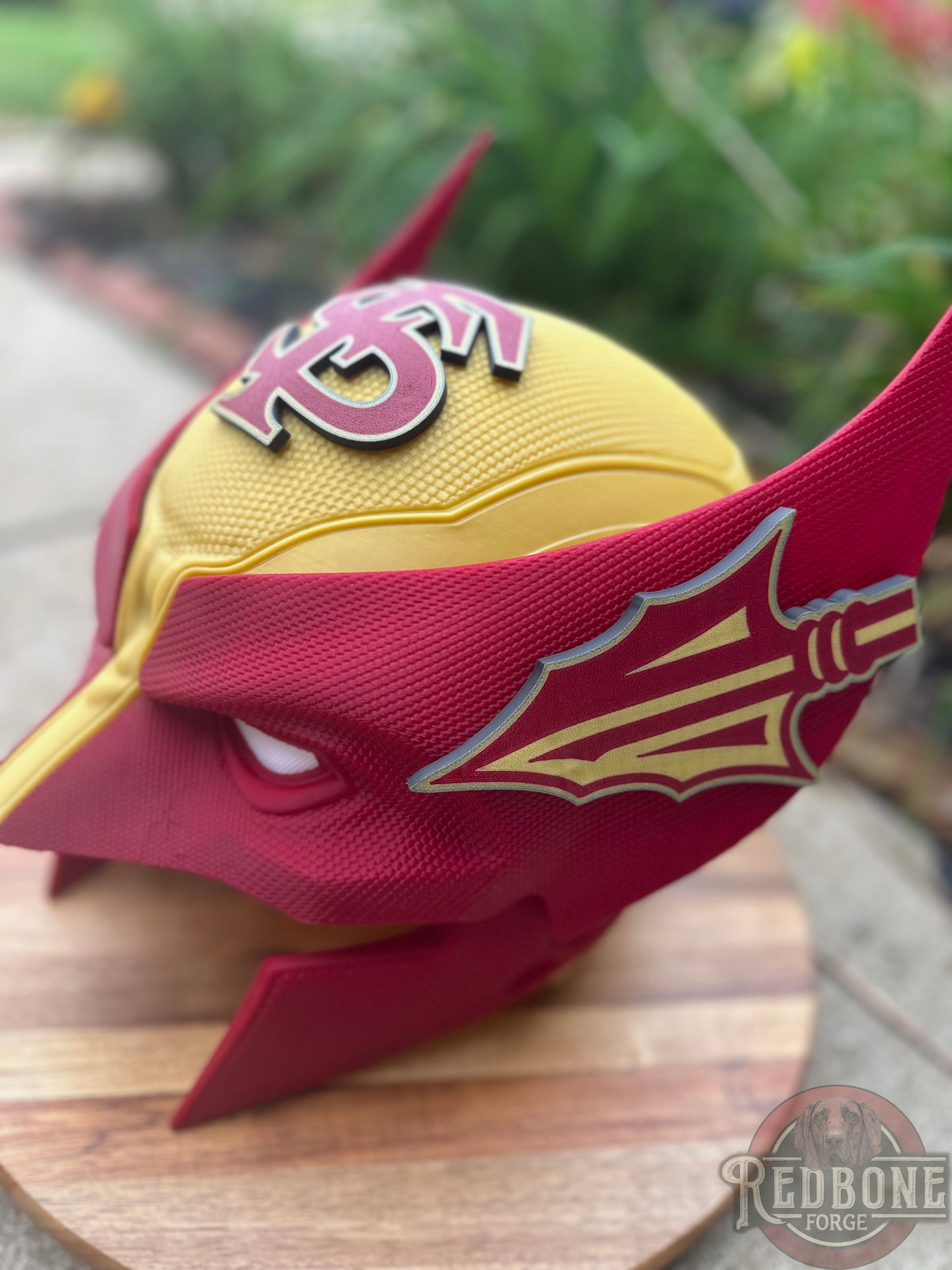 Florida-Inspired Gold & Garnet Mutant Cowl