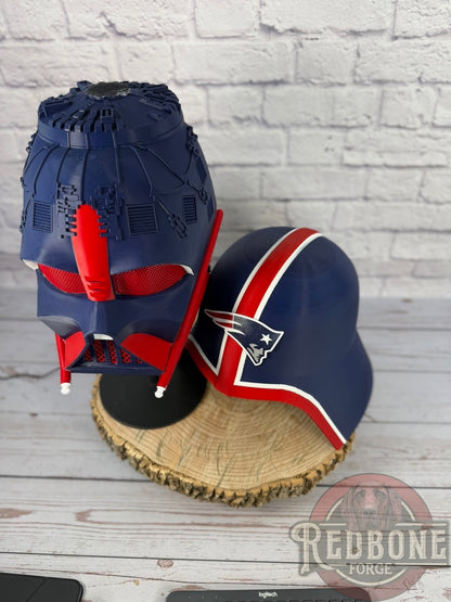 Patriots -Inspired Red, White, & Blue Lord Vader Helmet