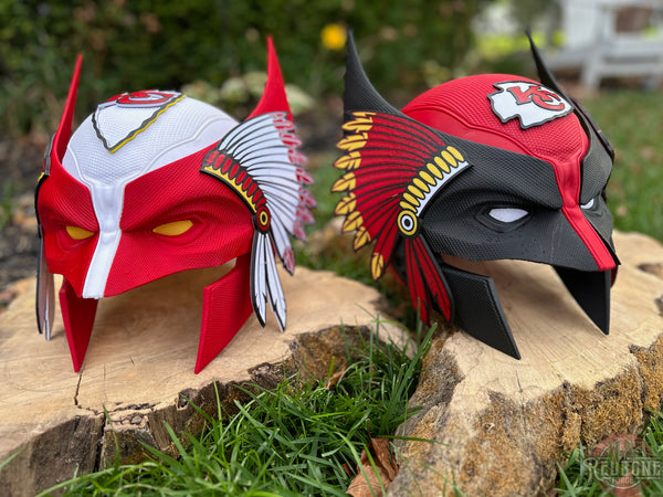 Kansas City Chiefs Wolverine Feathers 3D Printed Helmet