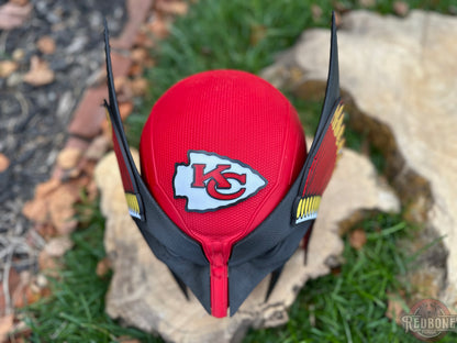 KC-Inspired Red & Black Headdress Mutant Cowl