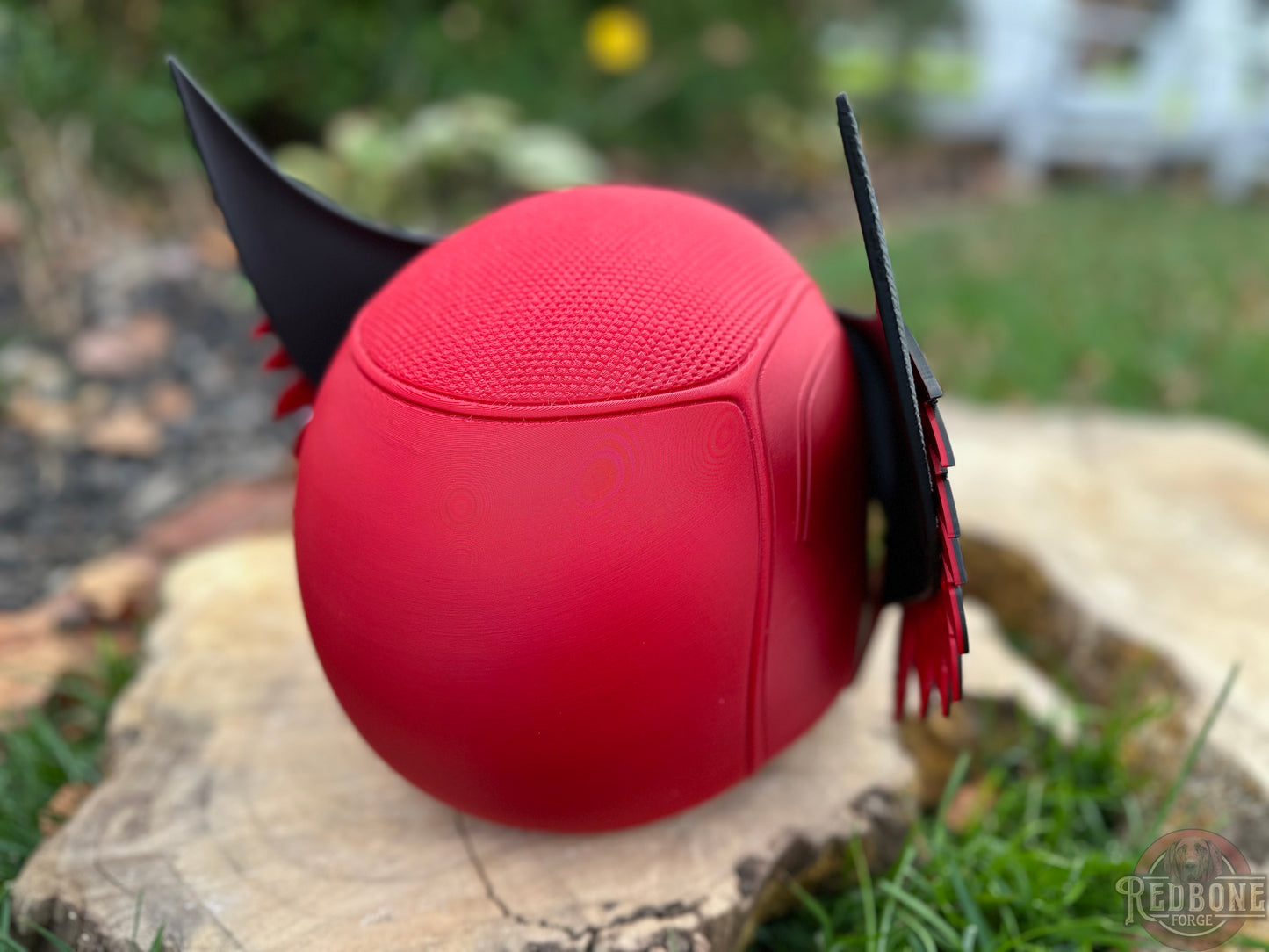 KC-Inspired Red & Black Headdress Mutant Cowl