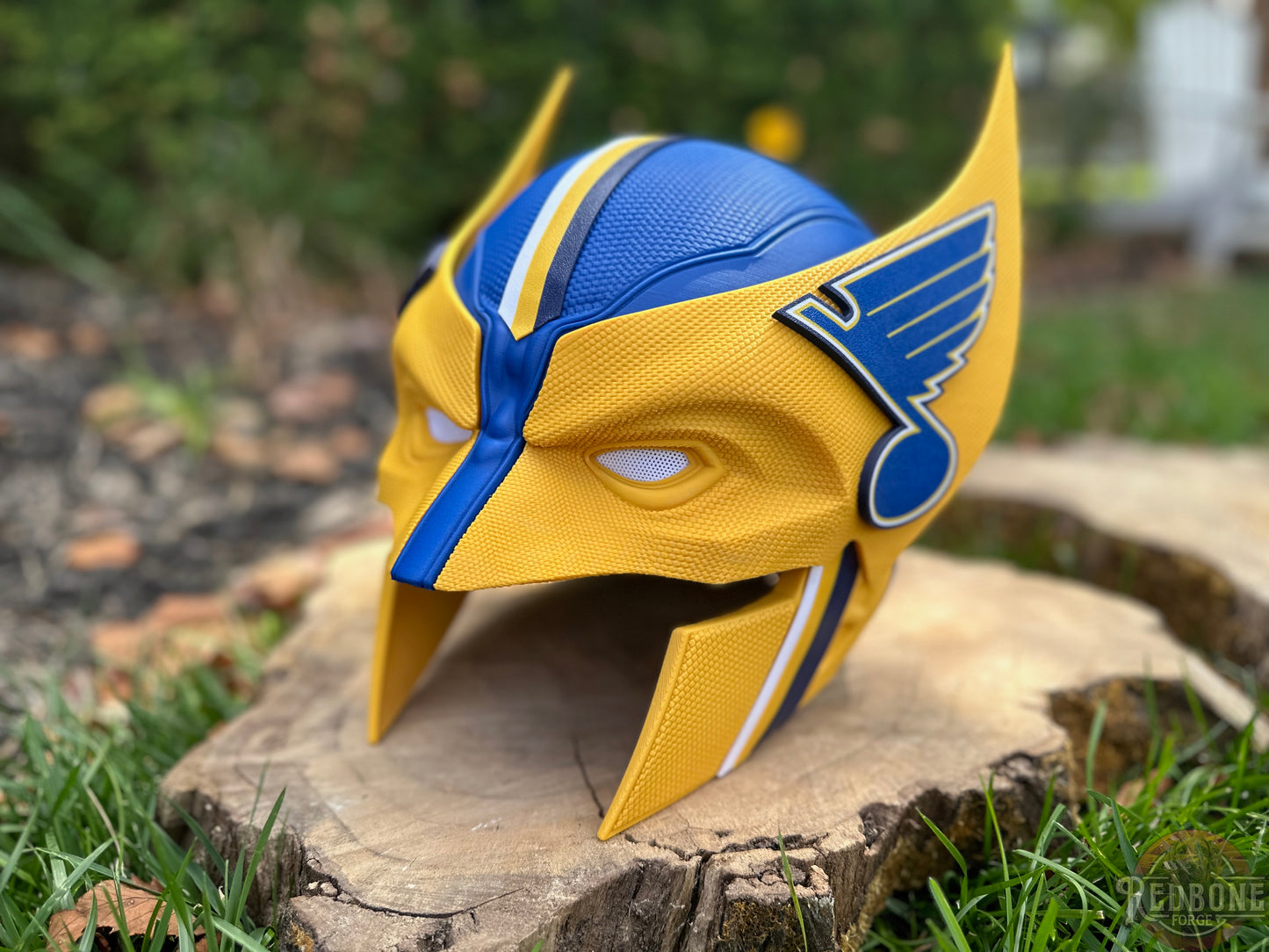 St. Louis-Inspired Yellow & Blue Mutant Cowl