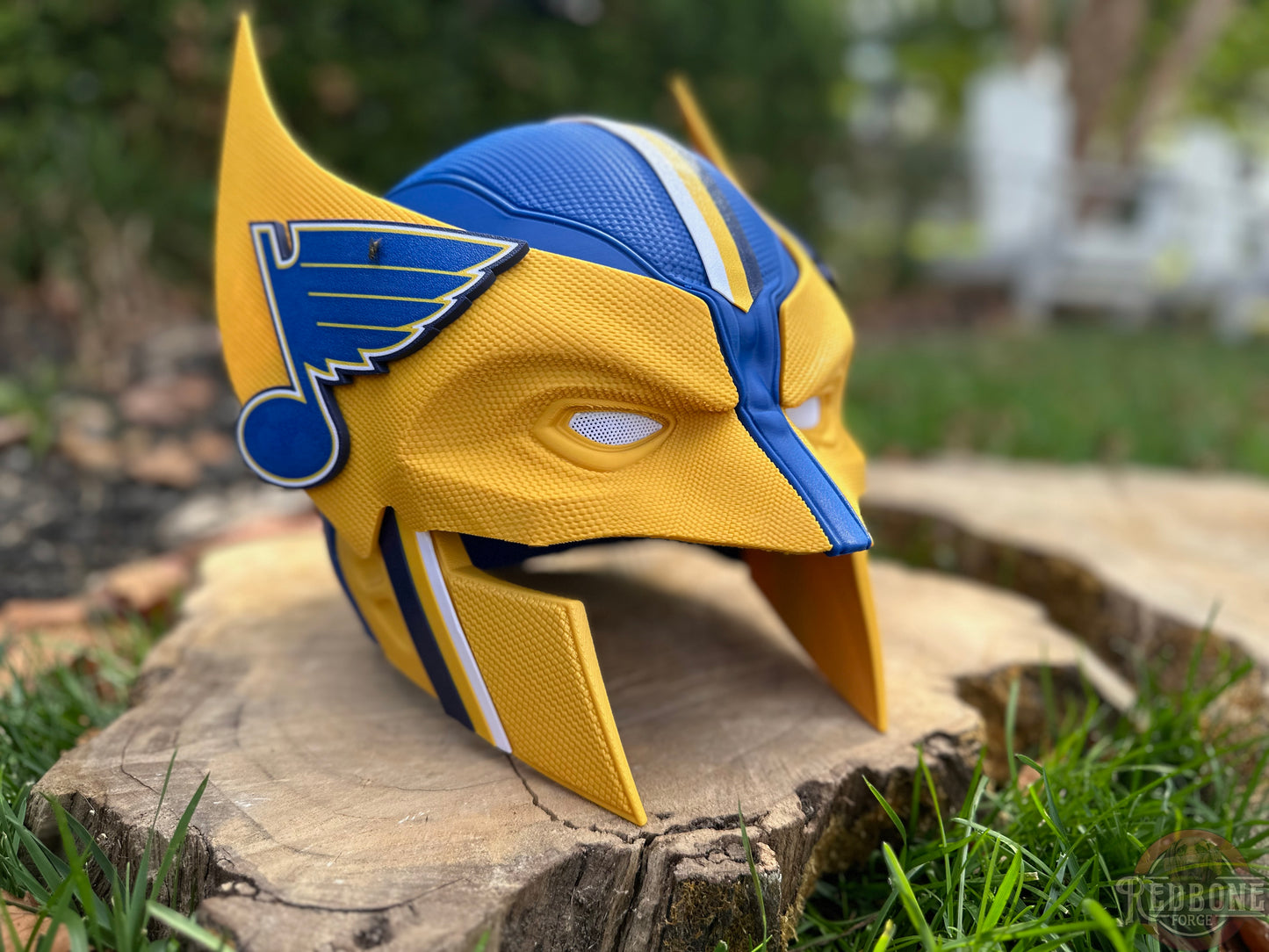 St. Louis-Inspired Yellow & Blue Mutant Cowl