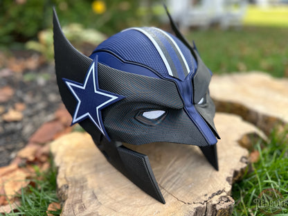 Dallas Cowboys Wolverine Black 3D Printed Helmet