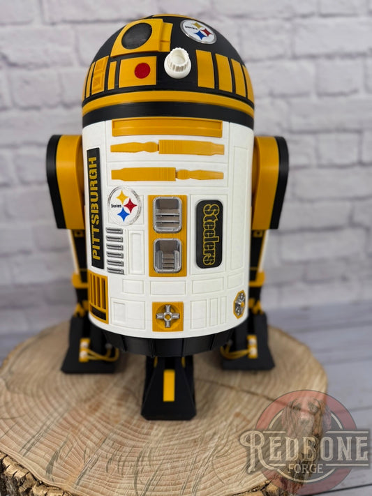 Pittsburgh -Inspired R2 Astromech Steelers Droid