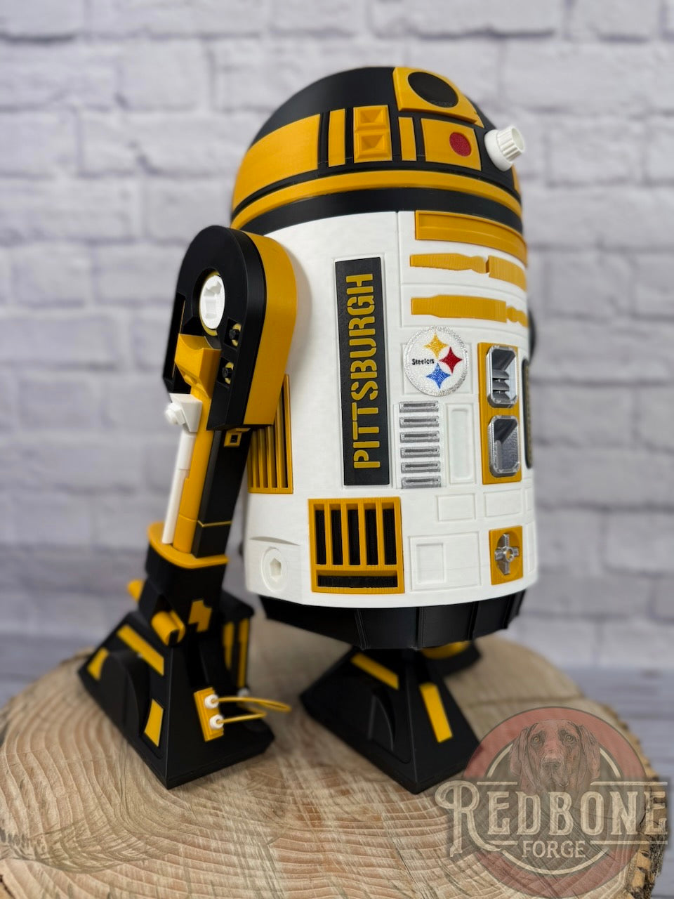 Pittsburgh -Inspired R2 Astromech Steelers Droid