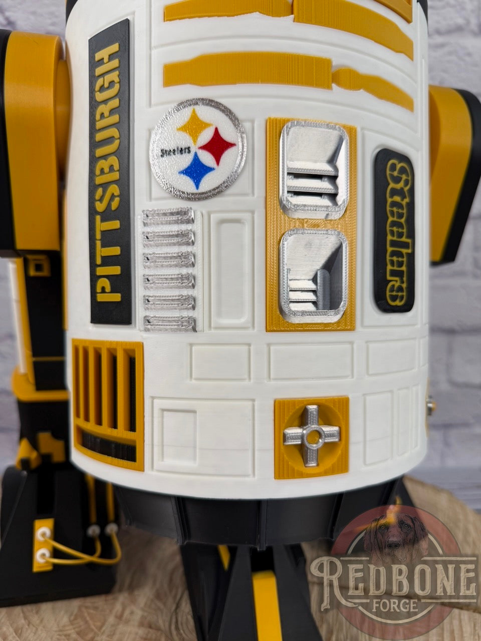 Pittsburgh -Inspired R2 Astromech Steelers Droid