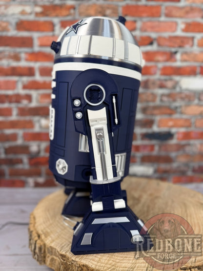 Dallas -Inspired R2 Astromech Cowboys Droid