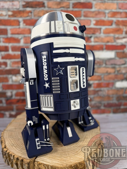 Dallas -Inspired R2 Astromech Cowboys Droid