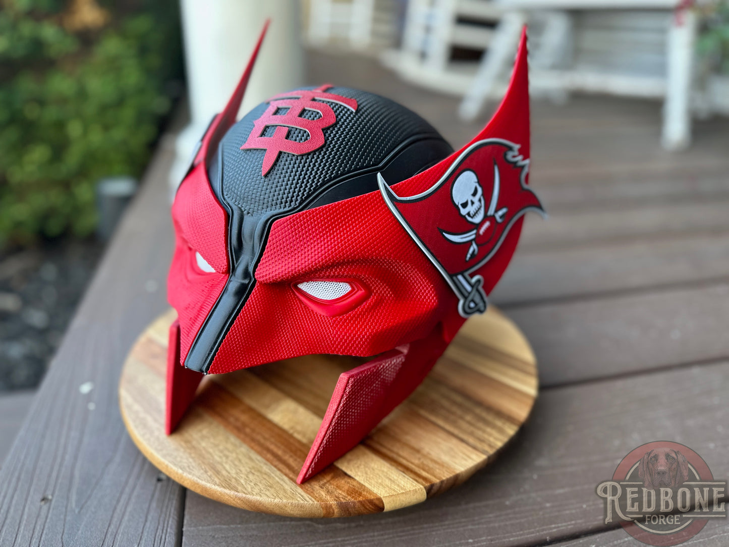 Tampa Bay-Inspired Red, Pewter, & White Mutant Cowl