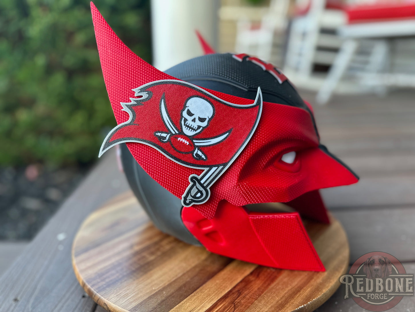 Tampa Bay-Inspired Red, Pewter, & White Mutant Cowl