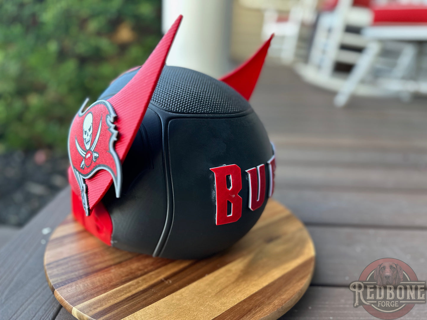 Tampa Bay-Inspired Red, Pewter, & White Mutant Cowl