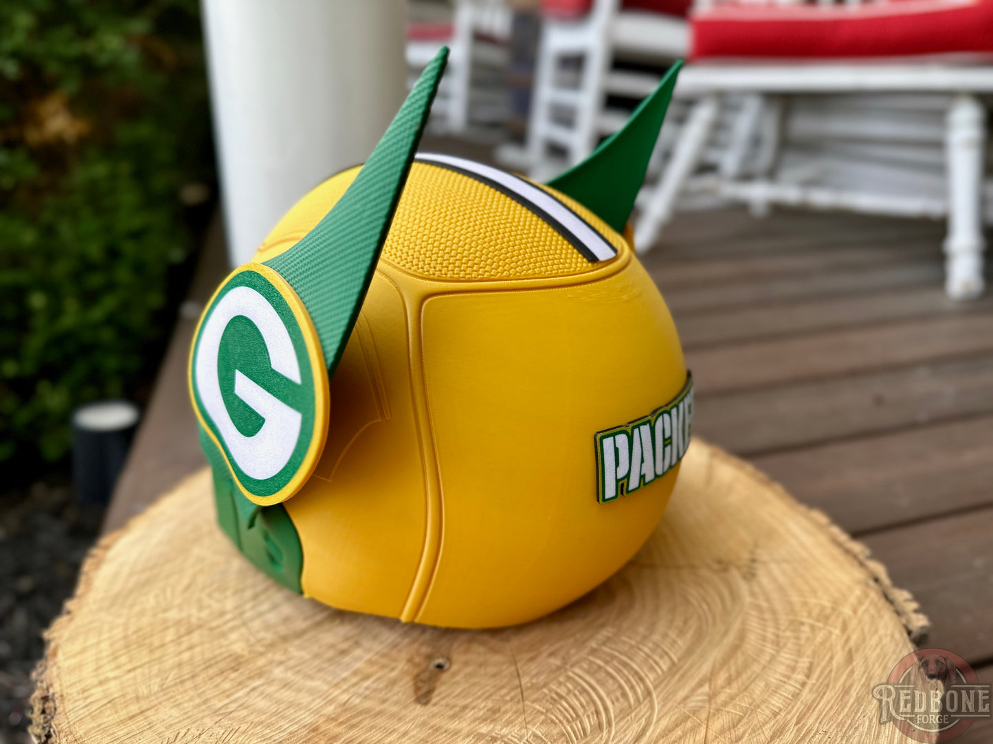 Green Bay-Inspired Green & Yellow Mutant Cowl