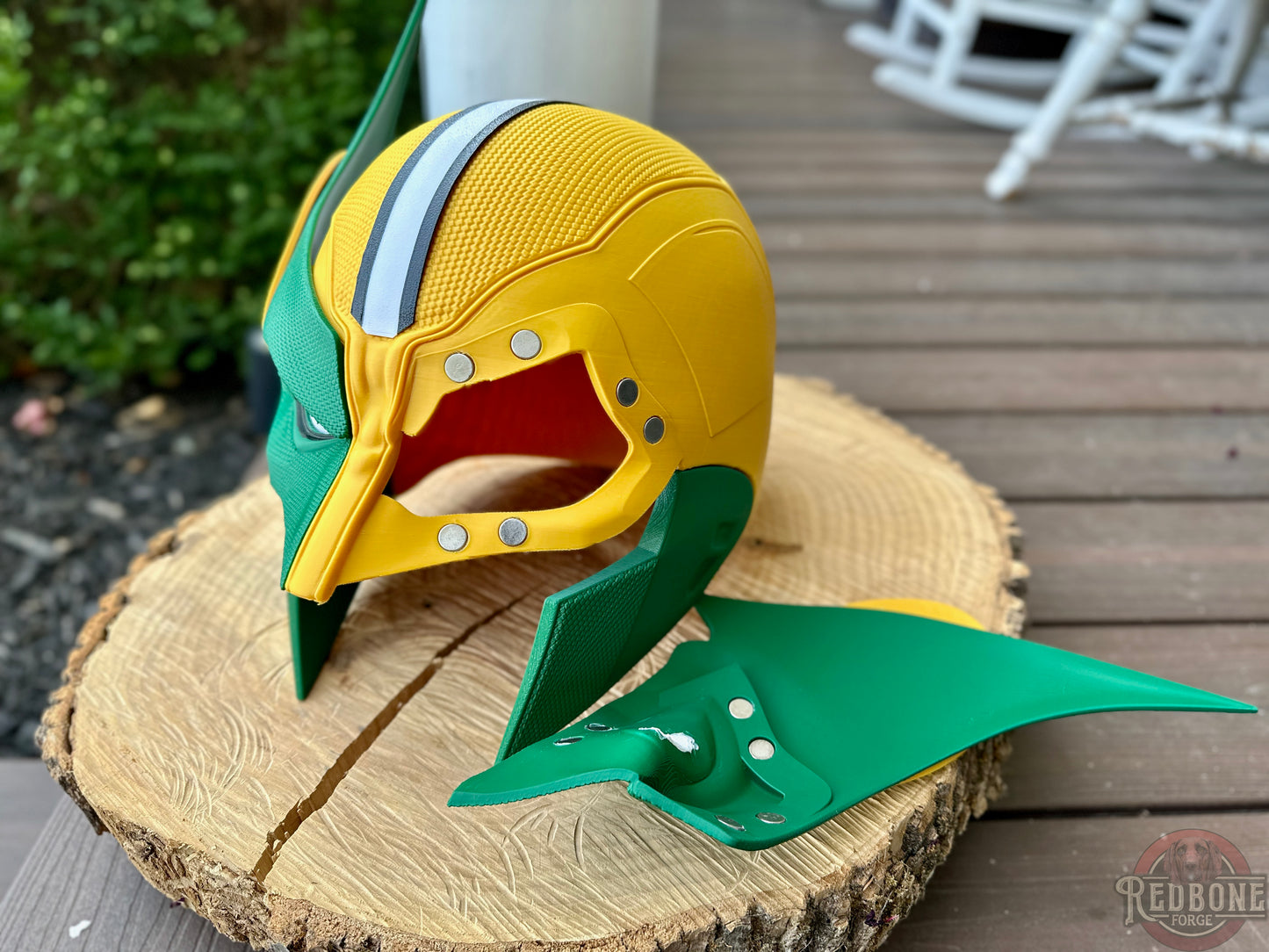 Green Bay-Inspired Green & Yellow Mutant Cowl