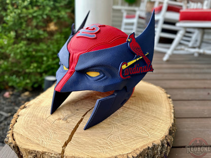 St. Louis Cardinals Wolverine Red & Navy 3D Printed Helmet