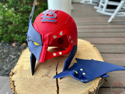 St. Louis Cardinals Wolverine Red & Navy 3D Printed Helmet