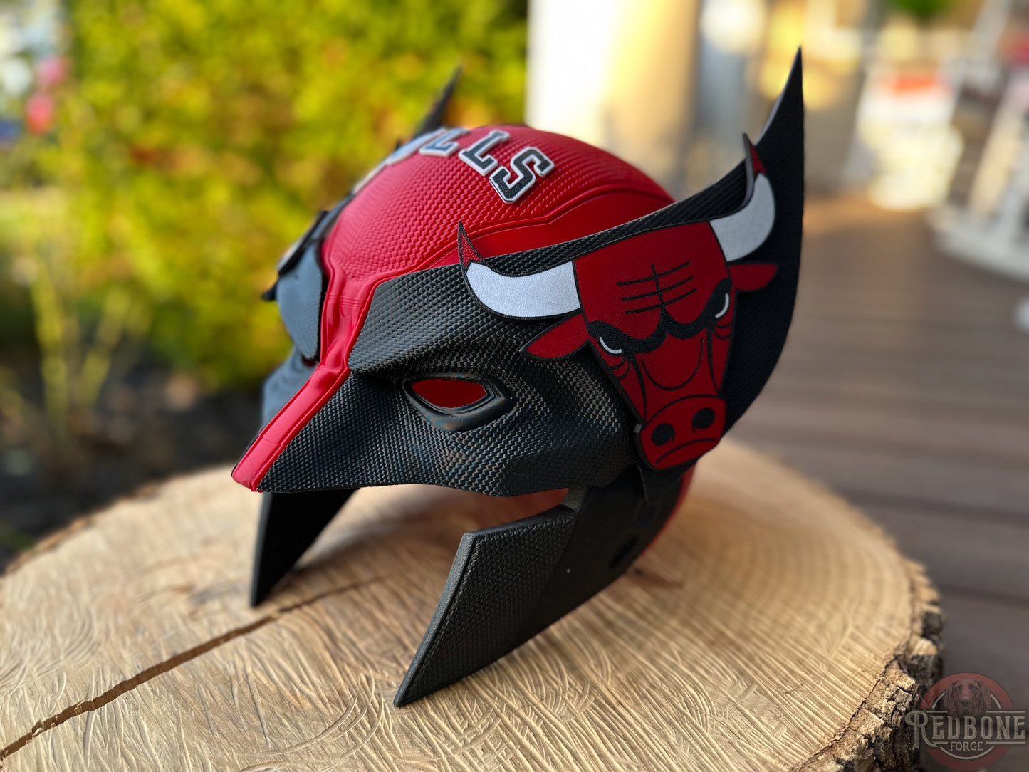 Chicago-Inspired Black & Red Basketball Mutant Cowl
