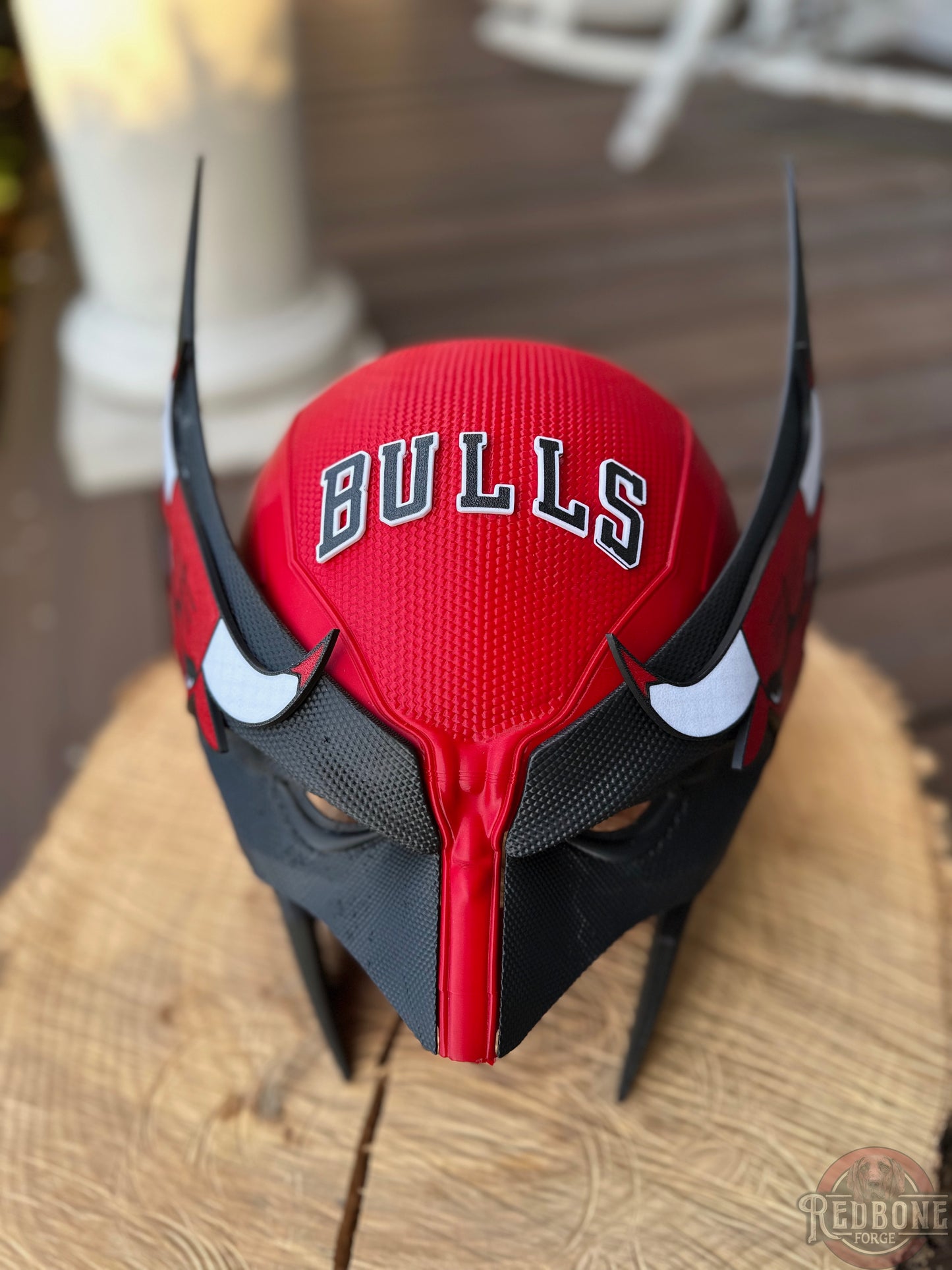 Chicago-Inspired Black & Red Basketball Mutant Cowl