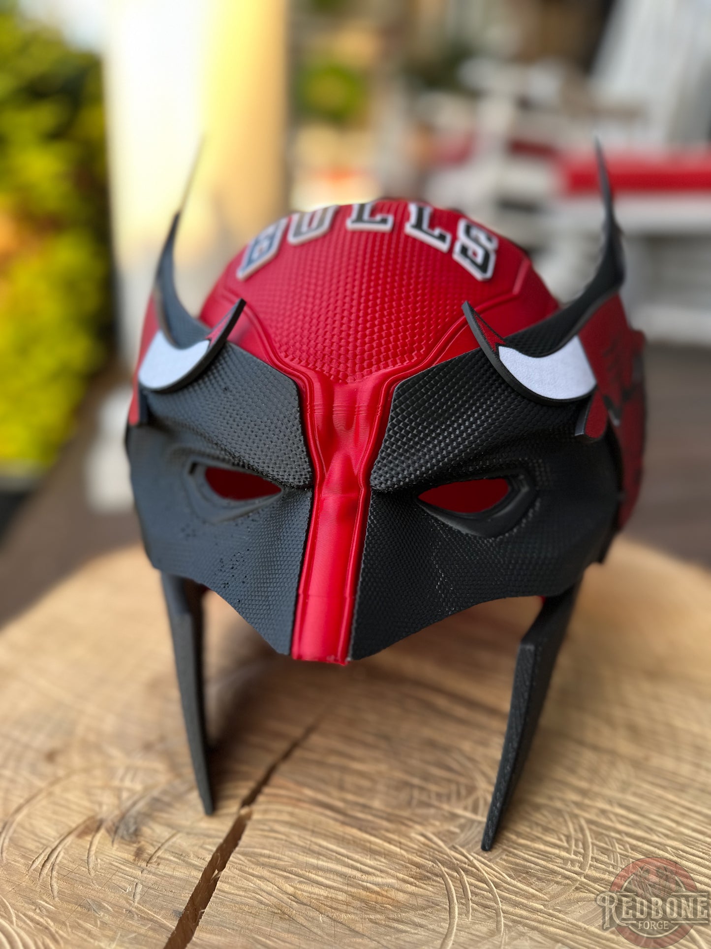 Chicago-Inspired Black & Red Basketball Mutant Cowl